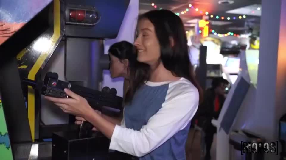 Fucking in the Arcade - free porn video
