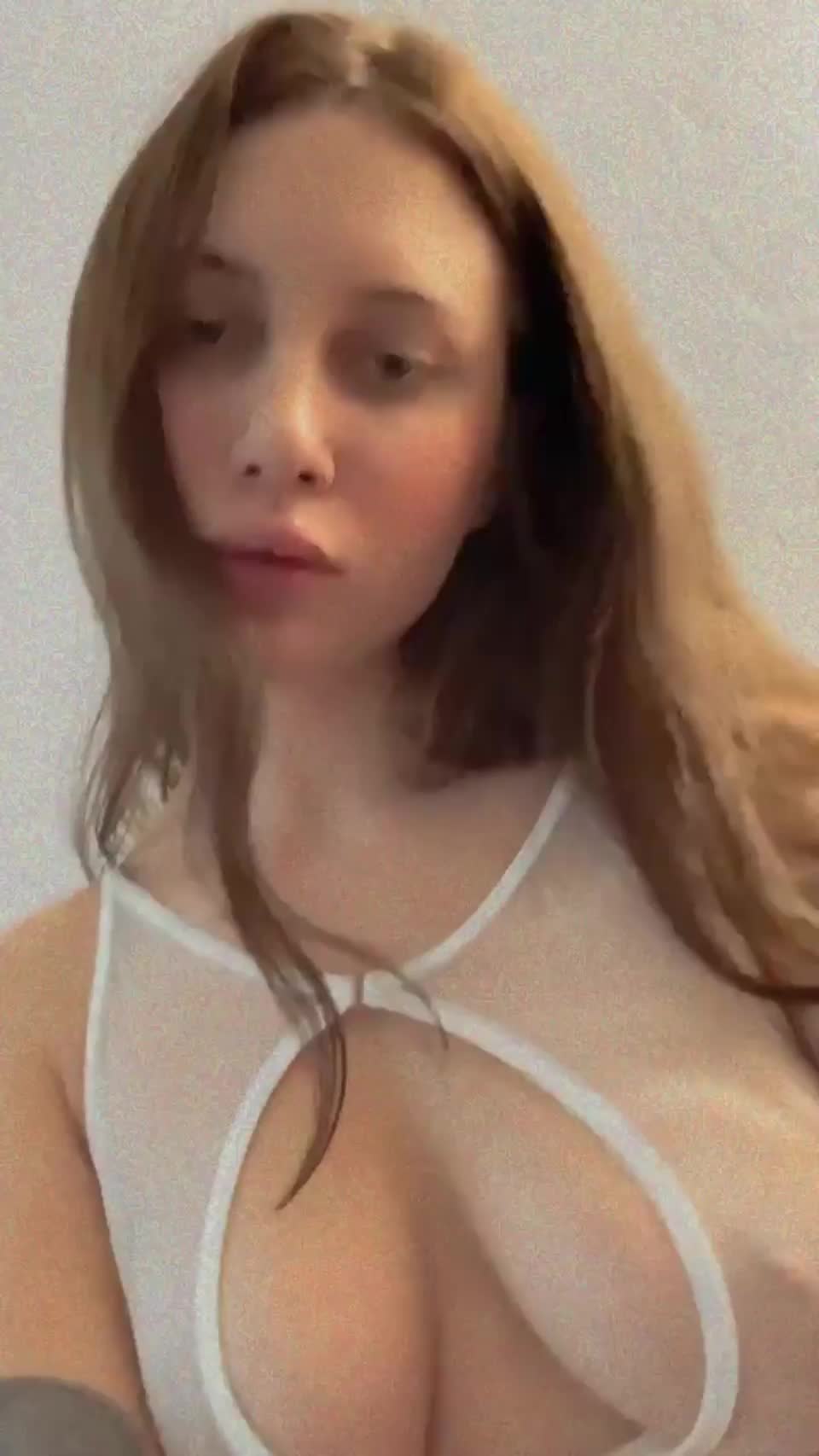 See-through lingerie fits perfect to my sexy body😈 - free porn video
