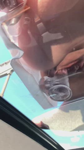 do you like seeing my pussy thru the glass? - free porn video