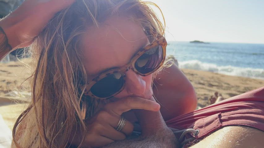 Another beautiful day on the beach - free porn video