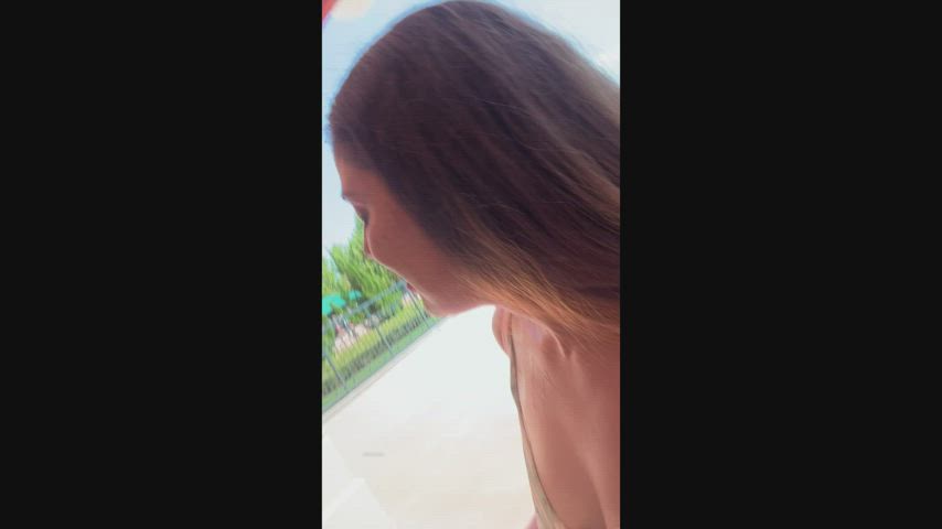 A face full of love and no panties [GIF] - free porn video