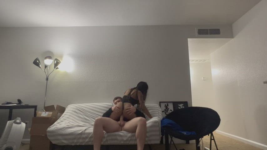 Slamming her onto him - free porn video