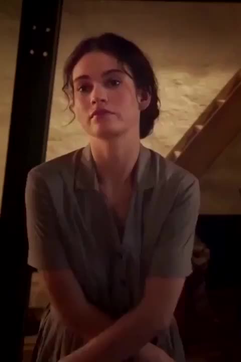 Lily James (the exception) (birthday girl) - free porn video