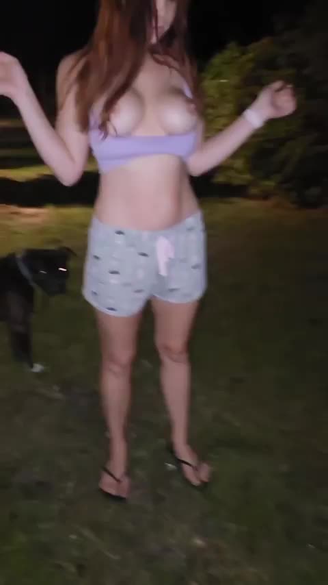 Went out to see the moon but got distracted [gif] - free porn video