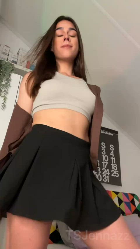 What’s that under your skirt gooner? - free porn video