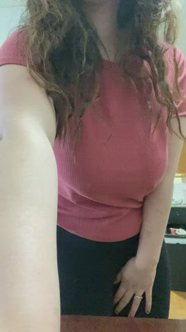 My tits are so big that the titty drop ripped my shirt! - free porn video