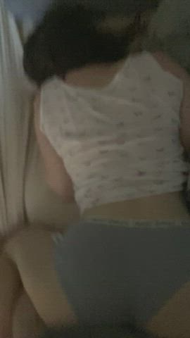 18 year old cutie with a nice ass gets railed from behind - free porn video