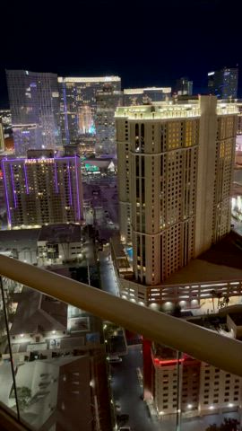 Working a nice hard cock in my Vegas balcony OC - free porn video