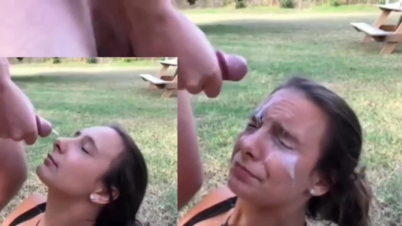 Mariah Taking A Thick Load To The Eye - free porn video