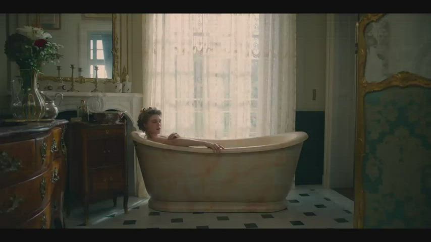 Nude Tits Gaia Weiss (Porunn from Vikings) in Movie "Marie Antoinette" 1x03 2022 - free porn video