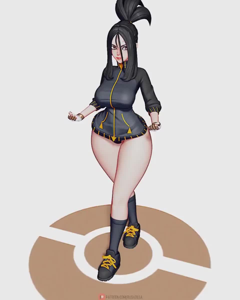 Dendra - sexy, fit teacher with no pants (Rushzilla) [Pokemon Scarlet Violet] - free porn video