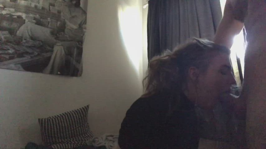 [OC] i got insanely sloppy throat from a barely-19yr old - free porn video