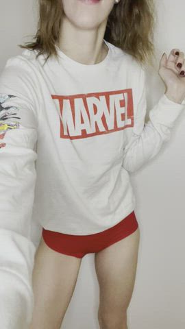 Let's have a Marvel movie marathon that leads into another kind of marathon - free porn video