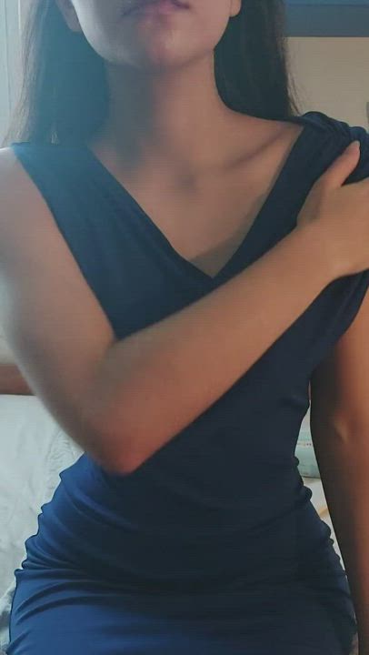 POV: we're at a party and you were kind enough to compliment my dress - free porn video