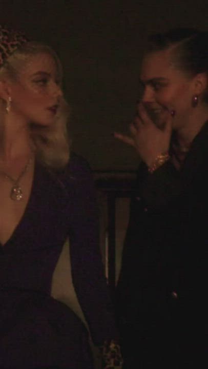 Anya Taylor-Joy & Cara Delevingne - free porn video