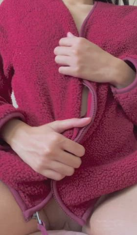 small tiddies and thick clit... best duo i think ;) - free porn video