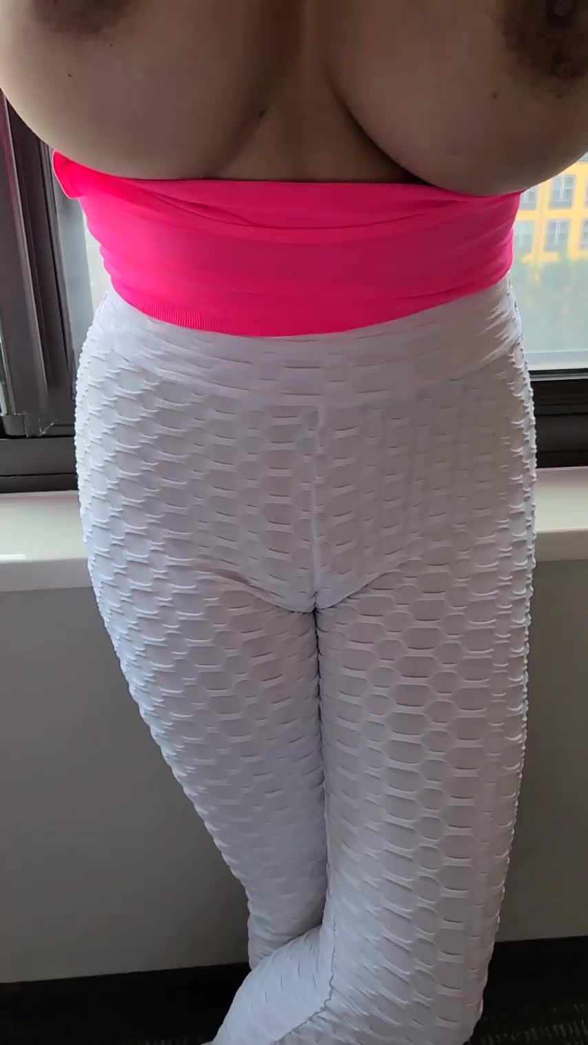 My BIG titties and cameltoe - free porn video