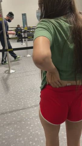 I wonder how many butt plugs security sees a day [GIF] - free porn video