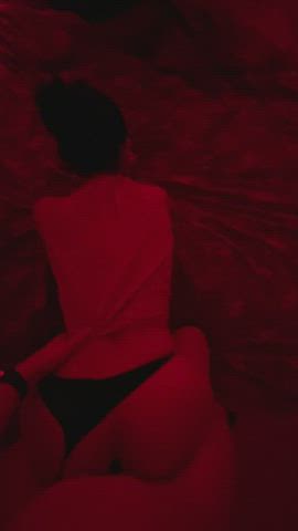 Just remember.Whenever I turn on the red lights I want you to come and fuck me from behind - free porn video