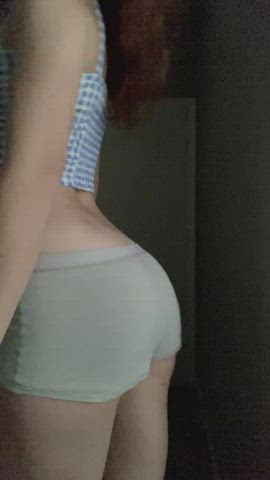 My booty may be small, but is it still cute? ☺️ - free porn video
