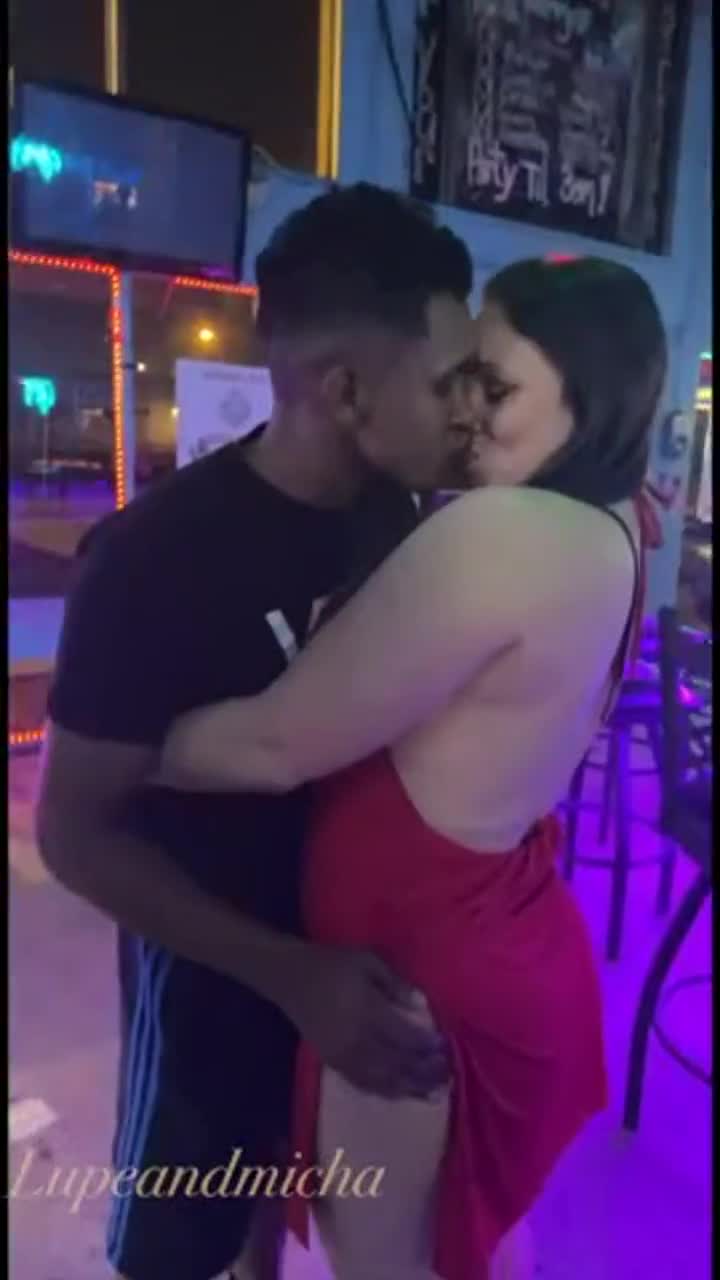 With a little encouragement Micha Picked up a guy that had been eyeing her at the bar. It didnt take long for him to agree to come back to our place. - free porn video