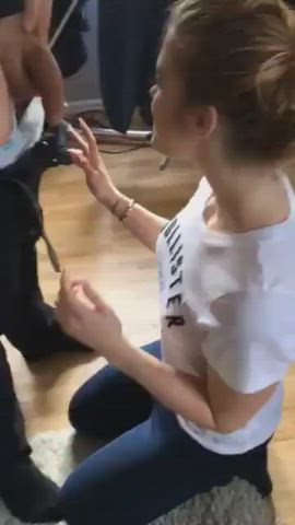 She loves giving blowjob - free porn video