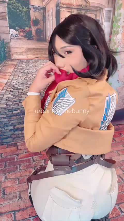 Mikasa Ackerman [Attack on Titan](Bonn1etheBunny) - free porn video