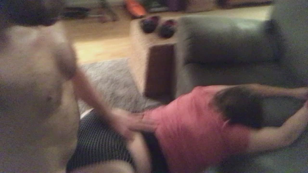 Fucking my wife on the living room floor - free porn video