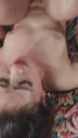Do you gooners like crazy little gangbang whores ;) - free porn video