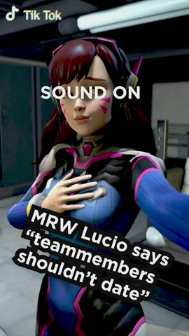D.VA cucks Lucio (Overwatch) [PokedudeSFM] - free porn video