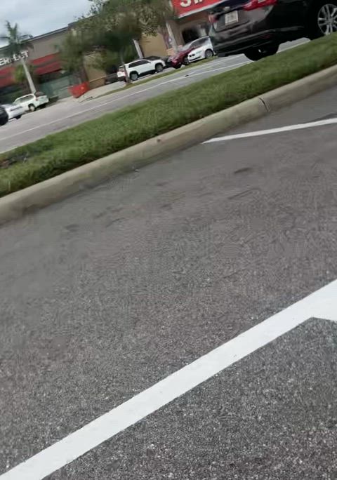 If you saw me flash my tits on the street, what would you do? - free porn video