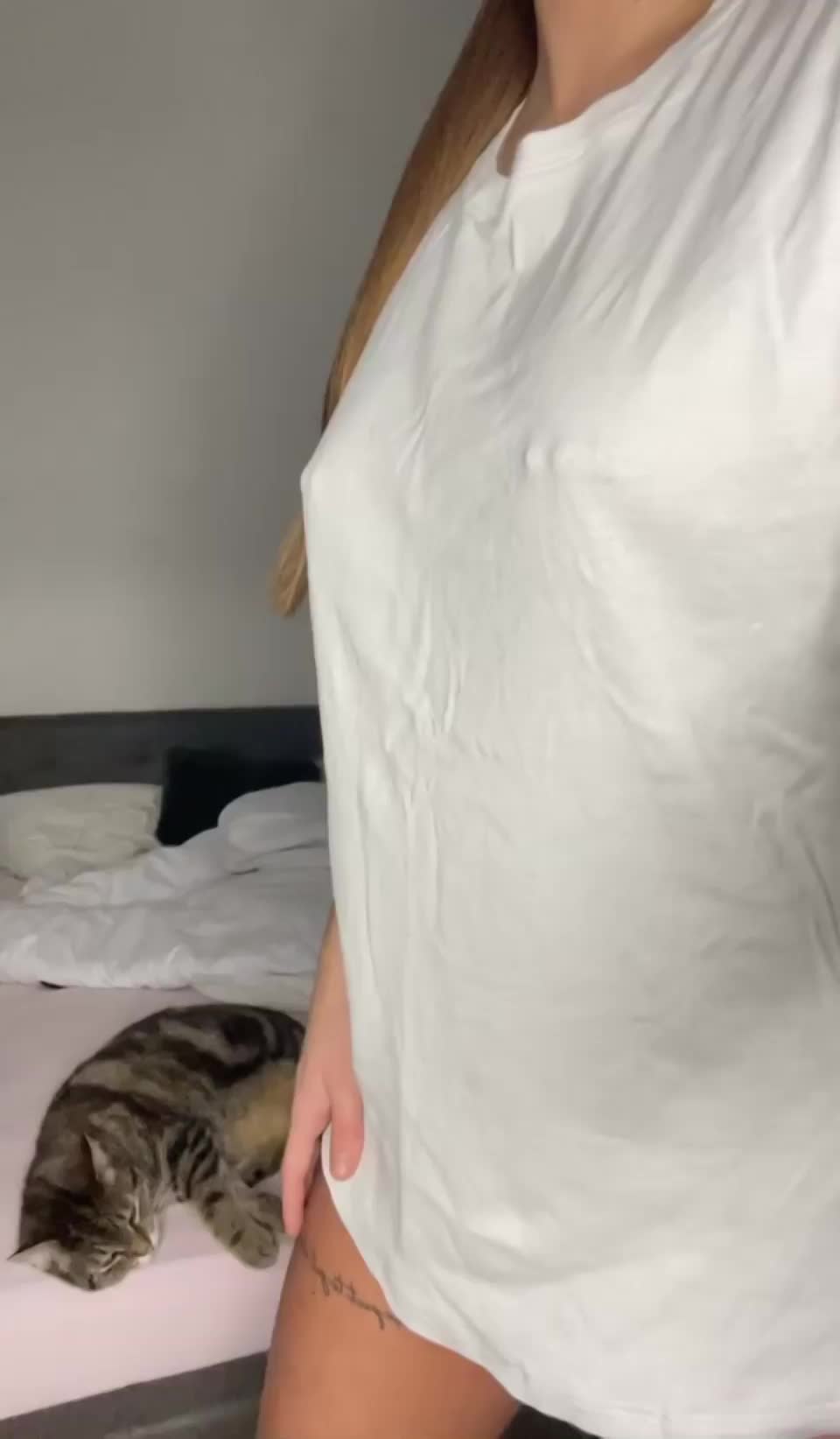 Do you think my volleyball coach will be curious about my new piercings? - free porn video