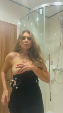 I love taking this bra off even though it doesn't hide much 😉 - free porn video