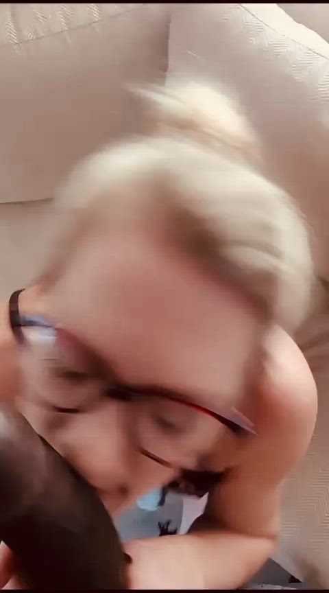 Talking dirty with a cock in my mouth. - free porn video