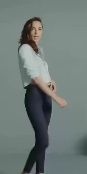 Gal Gadot loves showing off her tight little ass - free porn video