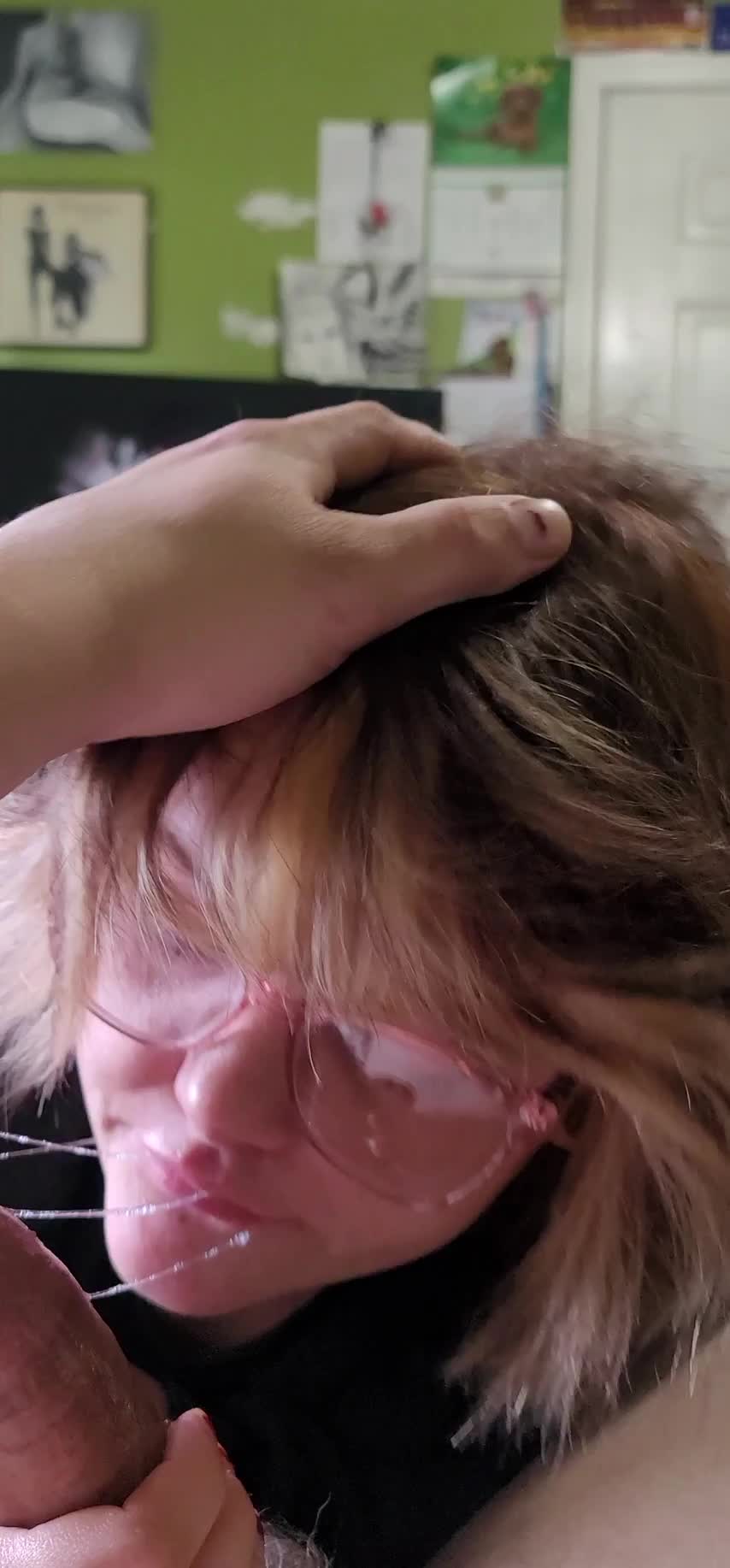 My girl giving me some sloppy - free porn video