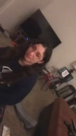 She said she didn’t believe how big it was so I showed her. - free porn video