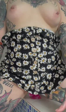 Riding in a sundress - free porn video