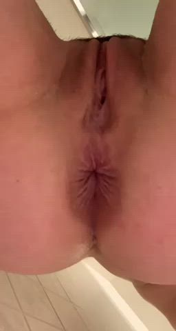 I love showing off my slutty hole after he uses it - free porn video