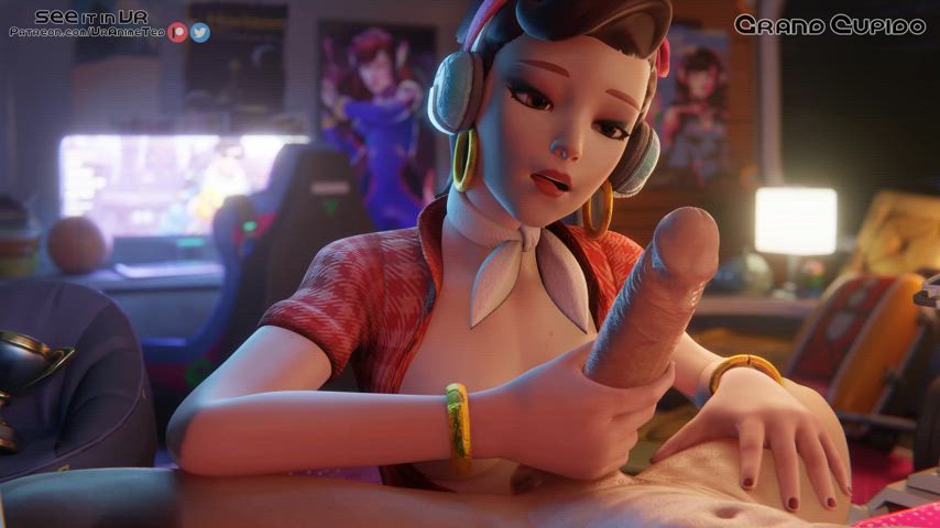 D.Va Enjoying big Dick Overwatch Part 2 - free porn video