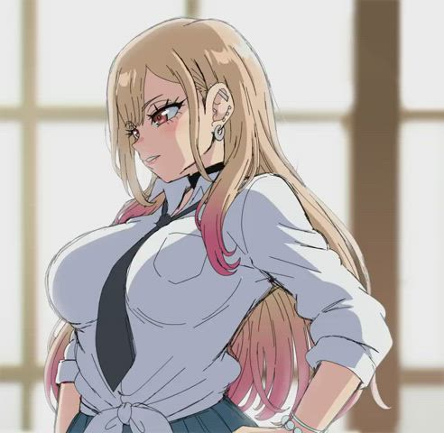 Marin teasing (lewdamone) [sono bisque doll] - free porn video