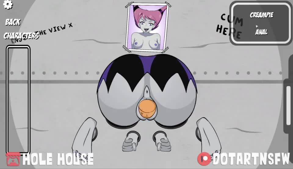 Jinx Stuck In Wall (DotArtNSFW) [Teen Titans] - free porn video