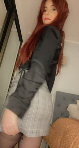 I've always wanted to get bread in a skirt - free porn video