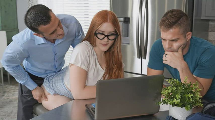 Daddy Hires a Milf Freeuse Tutor to Bring His Son’s Grades Up - free porn video