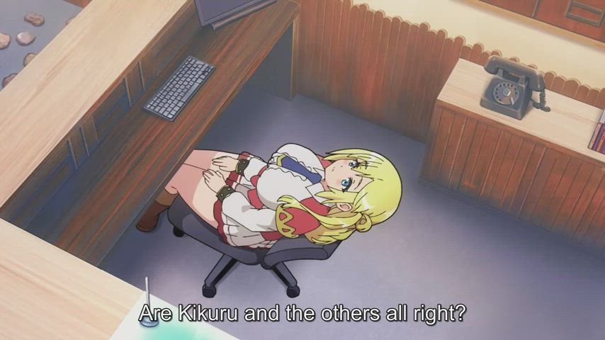 Enome's Clothes burst open to reveal a nice pair (TNK) [Futoku no Guild] - free porn video