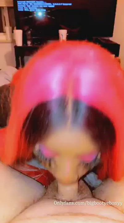 Who gon let me suck dem up like this - free porn video