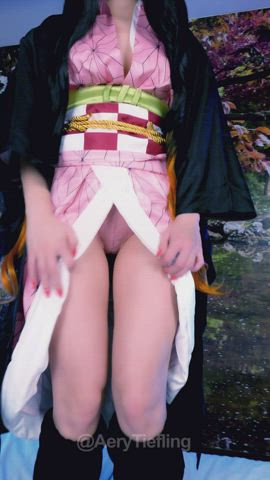 Nezuko (Aery Tiefling) [Demon Slayer] - free porn video