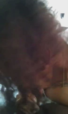 Ebony milf swallows all the cum - free porn video