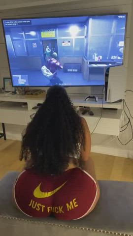 Imagine having your mom hogging the PlayStation all day like this - free porn video