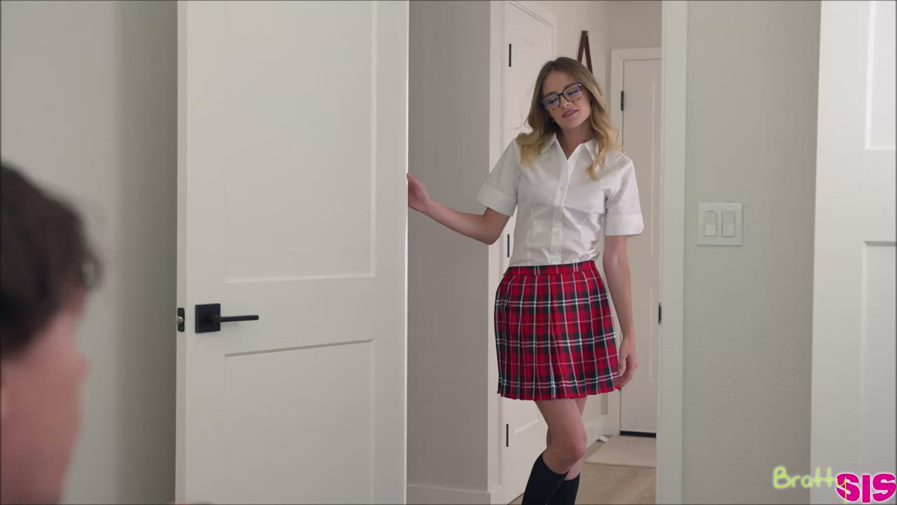 Kyler Quinn - Step Sister's School Uniform - free porn video